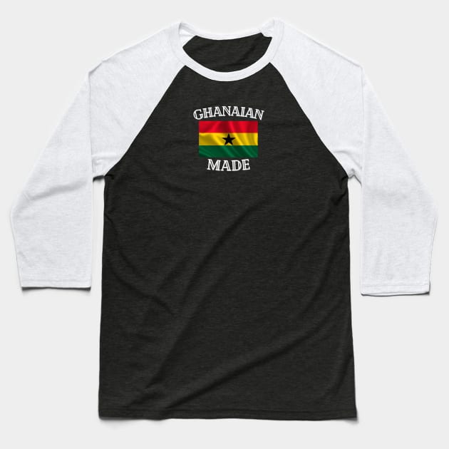 Ghanaian Made-pride of my country Baseball T-Shirt by MarBear Apparel